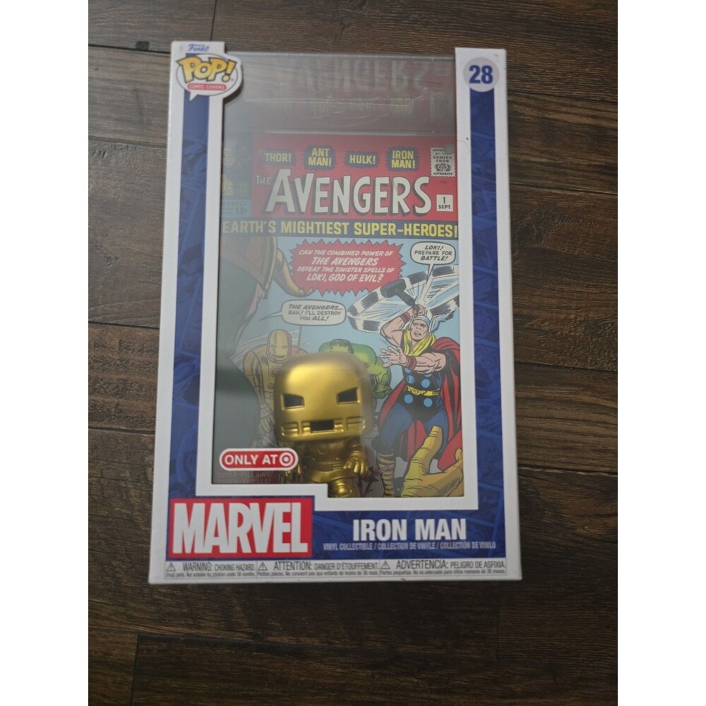 Funko Pop! Comic Book Cover with Case: Marvel - Iron Man - Target (Exclusive)...